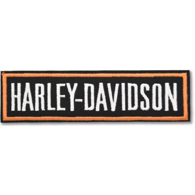 Moto nášivka Harley Davidson 10 cm x 3 cm – Zboží Dáma