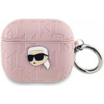 Karl Lagerfeld PU Embossed Karl Head Pouzdro pro AirPods 3 KLA3PGKIPP – Zboží Mobilmania