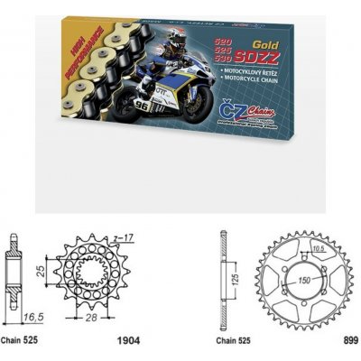 ČZ Řetězová sada KTM 1290 Super Adventure 15-20 – Hledejceny.cz