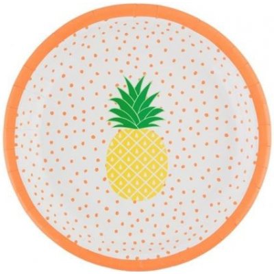 SASS & BELLE Papírový talíř PINEAPPLE SET – Hledejceny.cz