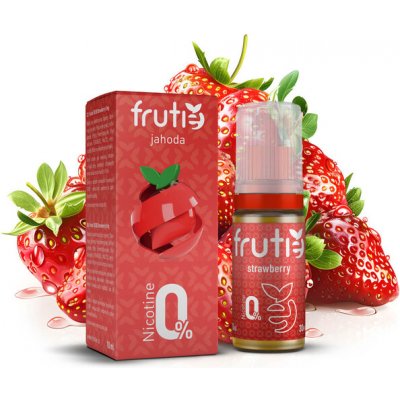Frutie High VG Strawberry 10 ml 0 mg – Hledejceny.cz