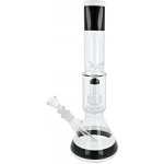 VPKCZ Skleněný bong s perkolací Premium B&W 40cm – Zboží Mobilmania