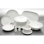 Thun karlovarský porcelán Tom bílá 25 ks – Zboží Dáma