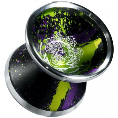c3yoyodesign Vanitas Leo Chan signature yo-yo Splash zelená + fialová + černá – Zboží Mobilmania