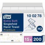 Tork Singlefold H3 100278 Papírové ručniky , extra jemné 2vrstvé bílé 3000 ks – Zboží Dáma Tork Singlefold H3 100278 Papírové ručniky , extra jemné 2vrstvé bílé 3000 ks – Zboží Dáma