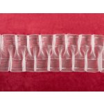 Řasící stuha na háčky nebo na tyčku RS-015 cik-cak - šířka 10 cm - řasení 1:2,5 – Sleviste.cz