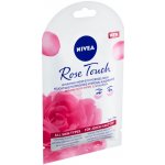 Nivea Rose Touch 10minutová hydratační maska pod oči 1 pár – Zboží Dáma