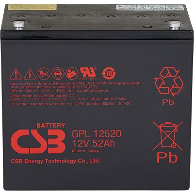 CSB 12V 52Ah GPL12520