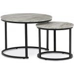 Autronic CT-X7122 WT dekor bílý mramor / černý lak – Zboží Mobilmania