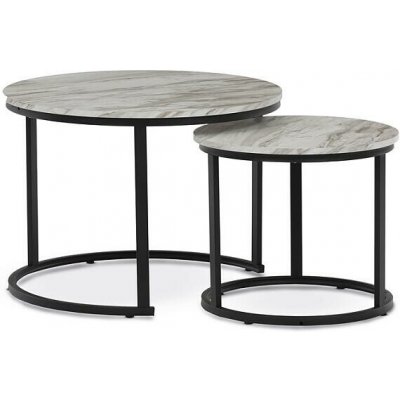 Autronic CT-X7122 WT dekor bílý mramor / černý lak – Zboží Mobilmania