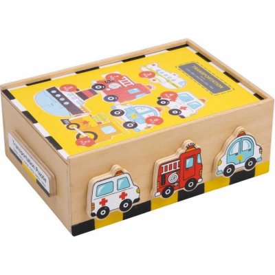 Small Foot puzzle v boxu vozidla – Hledejceny.cz