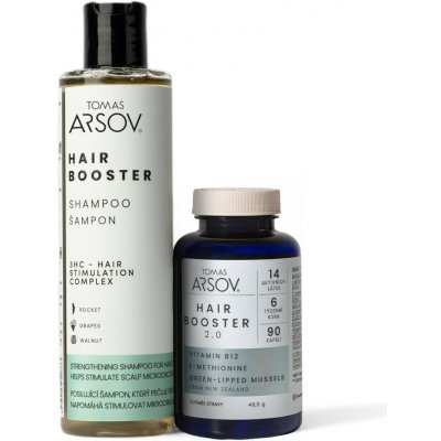 Tomas Arsov Hair booster šampon 250 ml + Hair booster 2.0 doplněk stravy pro podporu růstu vlasů 90 kapslí – Hledejceny.cz
