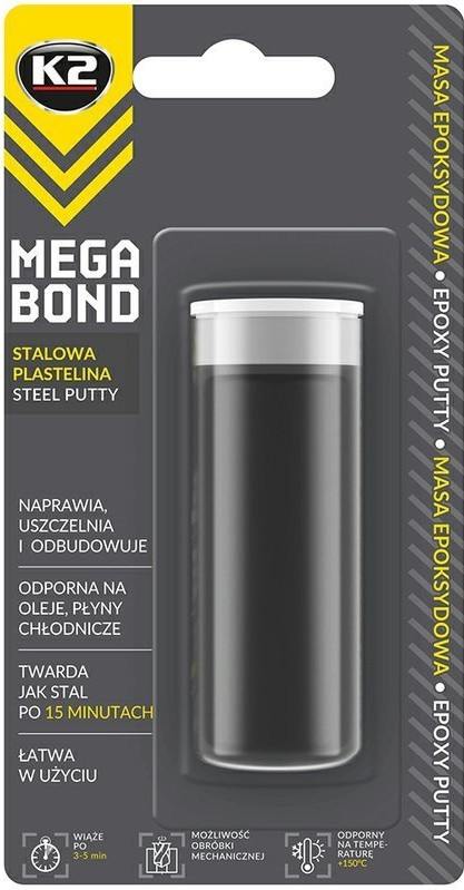 K2 MEGA BOND ocelová hmota na opravu 60g