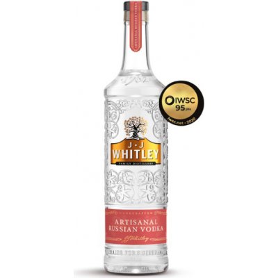 JJ Whitley Artisanal Vodka 38% 1 l (holá láhev)