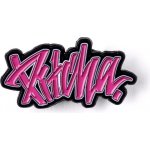 Pitcha kovový odznak LOGO pink – Zboží Dáma