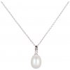 Náhrdelník JwL Luxury Pearls Stříbrný s pravou perlou JL0436