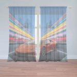 Záclony Sportovní auto 2: 2 ks - 150x250 cm - Sablio – Hledejceny.cz