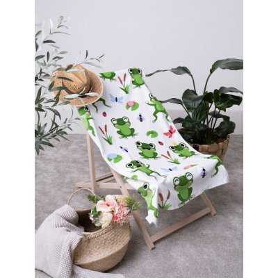 MKLuzkoviny Osuška Žabky 70 x 140 cm – Zboží Dáma