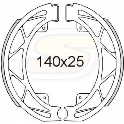 RMS Brzdové pakny 0560 RMS 225120560 | Zboží Auto