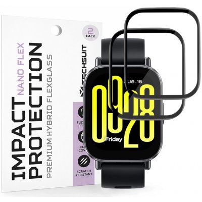 Techsuit Nano Flex (2 ks) na Xiaomi Redmi Watch 5 Active černá 174495 – Zboží Živě