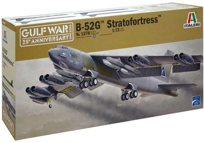 Italeri Plastikový model letadla 1378 B-52G Stratofortress 1:72