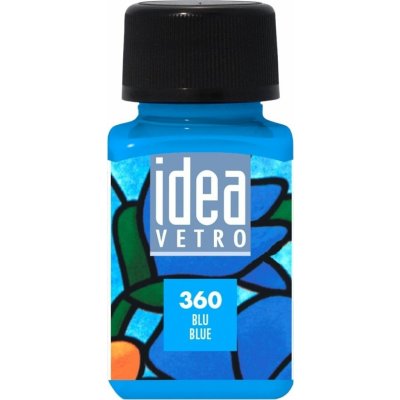 Maimeri Idea Vetro Barva na sklo Blue 360 60 ml 1 ks – Zboží Dáma
