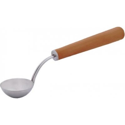 Sentiotec Nerezová naběračka s dřevěnou rukojetí 40 cm cedr – HobbyKompas.cz