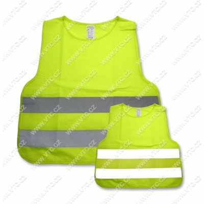 Vesta reflexní dětská - žlutá, S – Zboží Dáma