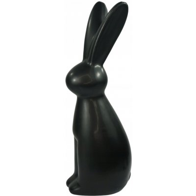 Černý zajíček keramický králík 25 cm moderní – Hledejceny.cz