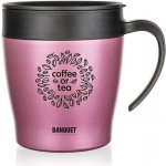 Banquet termohrnek TAZZA 330 ml růžový – Sleviste.cz