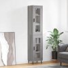 Regál a polička Prolenta Maison Exclusive Skříň highboard šedá sonoma 34,5 x 34 x 180 cm kompozitní dřevo