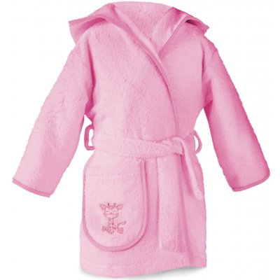 Veba Elmar Saly růžová s výšivkou Žirafka – Sleviste.cz