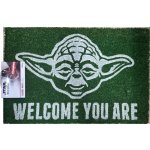 Pyramid International Star Wars: Yoda Welcome You Are 60 x 40 cm zelená – Zboží Mobilmania