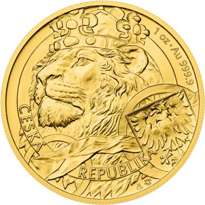 Česká mincovna Zlatá mince Český lev 2025 stand 1 oz – Zboží Dáma