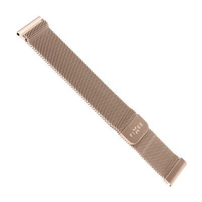 FIXED Mesh Strap for Smatwatch, Quick Release 18mm, gold FIXMEST-18MM-RG