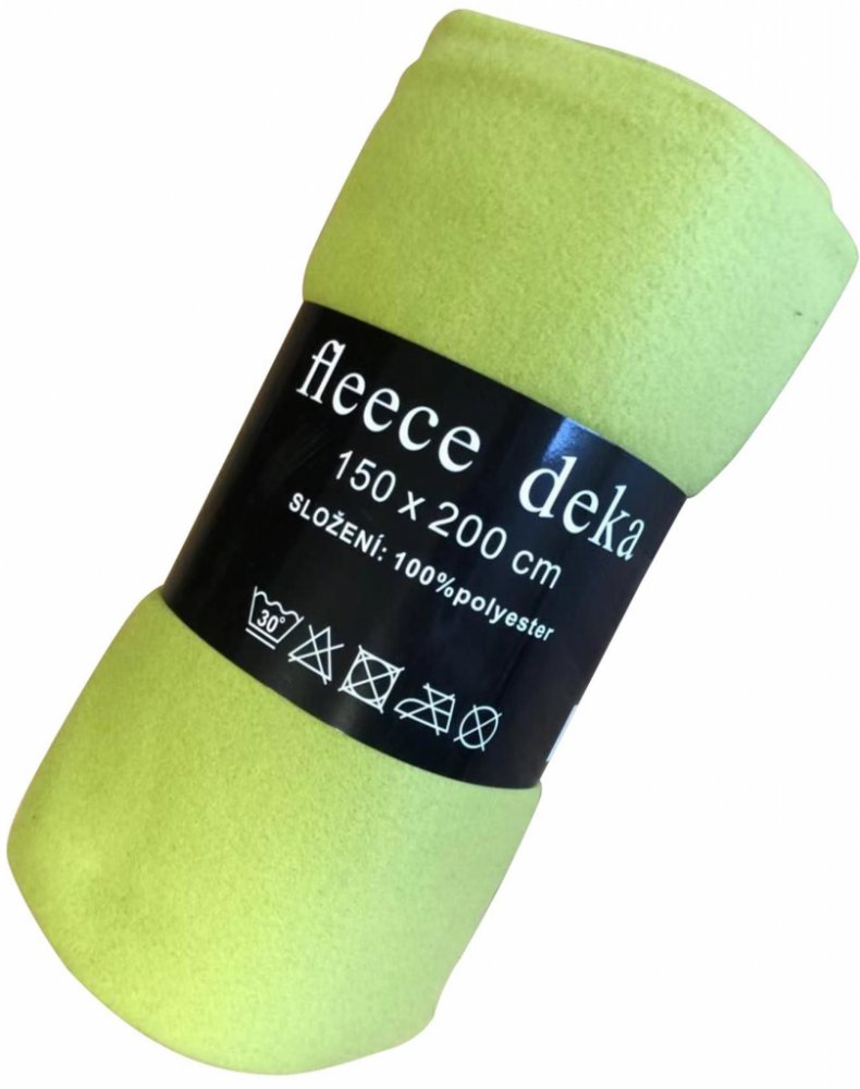 Bavlissimo fleece deka zelená 150x200 | Srovnanicen.cz