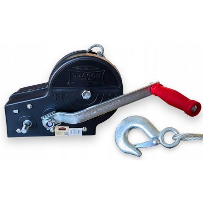 Ruční lanový naviják s klikou Dragon Winch DWK 35 VC s krytem | Zboží Auto