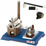 Wilesco Dvojčinný parní stroj s dynamem a elektrickou lampou D105 26x20x24 cm – Zboží Dáma
