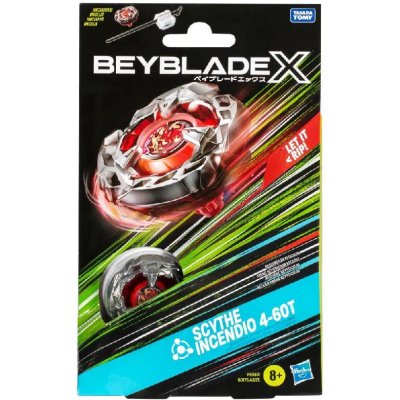 Beyblade X Scythe Incendio 4-60T Starter Pack Set – Zboží Mobilmania