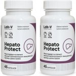 LAB-V Hepato Protect Podpora funkce jater pro psy a kočky 2 x 45 kapslí – Hledejceny.cz