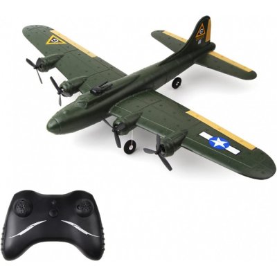 S-Idee RC letadlo BEOING B-17 Flying Fortress 2,4 GHz RTF zelená 1:10 – Zboží Dáma