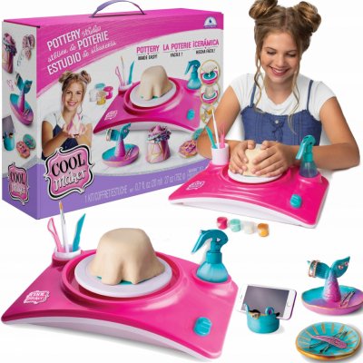 Spin Master Cool Maker Sada na tvoření z hlíny Hrnčířský kruh + barvy na hlínu – Zboží Dáma Spin Master Cool Maker Sada na tvoření z hlíny Hrnčířský kruh + barvy na hlínu – Zboží Dáma