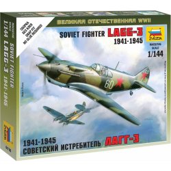 Zvezda Wargames WWII letadlo 6118 Soviet Fighter LaGG-3 1:144