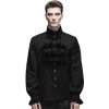 Pánská Košile Devil Fashion Iago Gothic Chiffon Shirt with a Bowtie