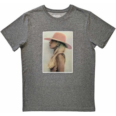 Lady Gaga tričko Pink Hat Grey pánské