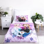 Jerry Fabrics povlečení do postýlky Frozen Purple 05 baby 100 x 135 cm 40 x 60 cm – Sleviste.cz