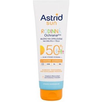 Astrid Sun rodinné mléko na opalování SPF50+ 250 ml