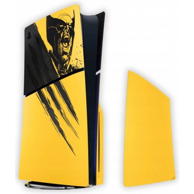 PlayStation 5 Console Cover - Marvels Wolverine: Battle Yellow Limited Edition – Zboží Živě