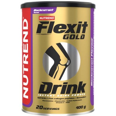 Nutrend Flexit Gold Drink 400 g Příchuť: černý rybíz