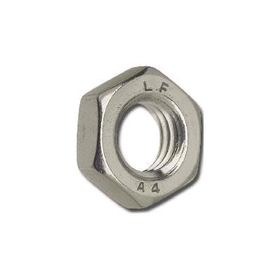 DIN 431B BG 1/8. A2 matice šestihranná, nízká,trubkový závit, nerez – Sleviste.cz